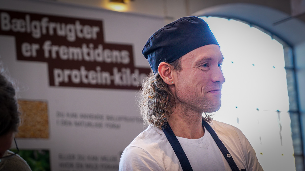 Morten Fenger aka Vegetarzan udvikler nye retter for Organic Plant Protein