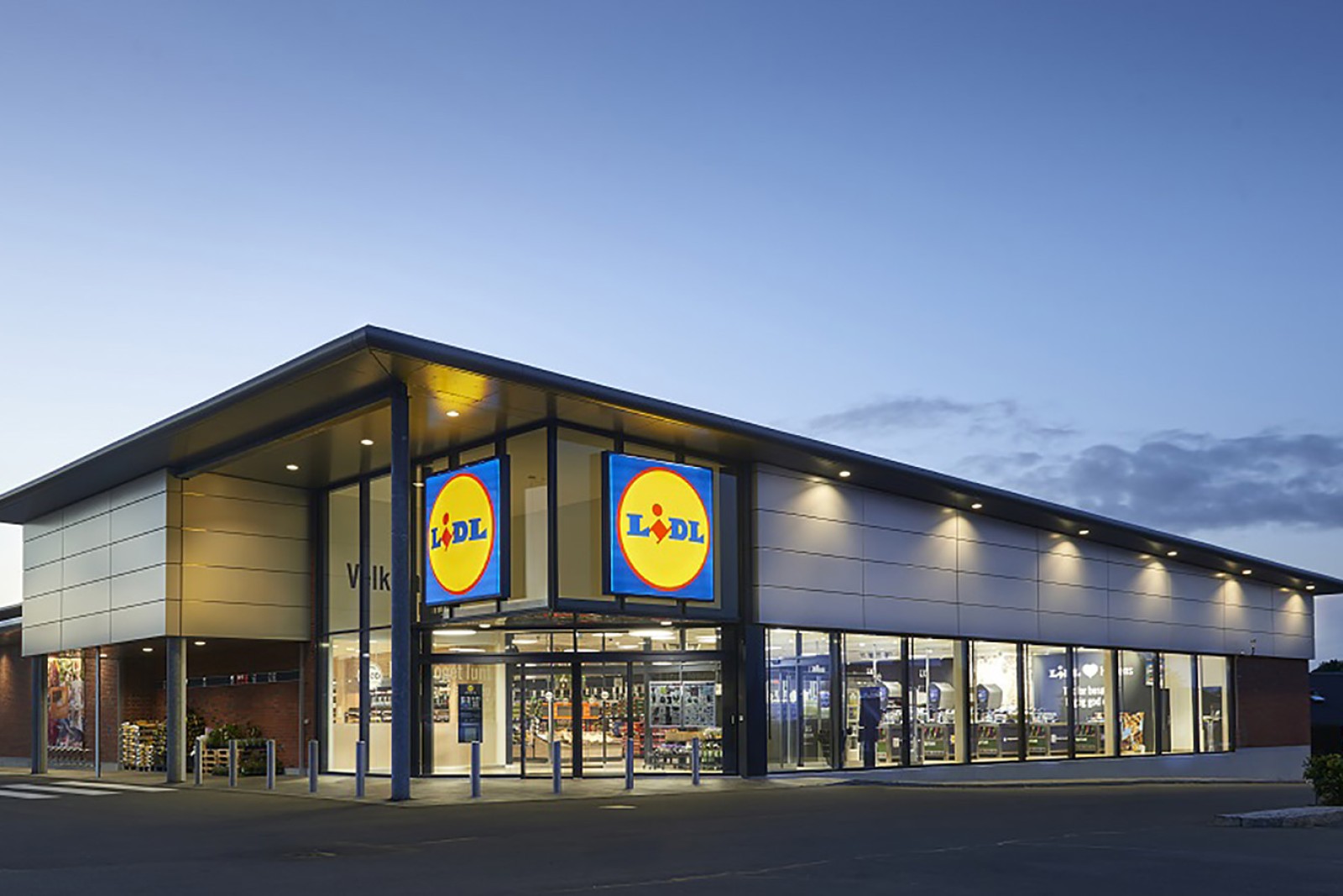 Front af Lidl-butik