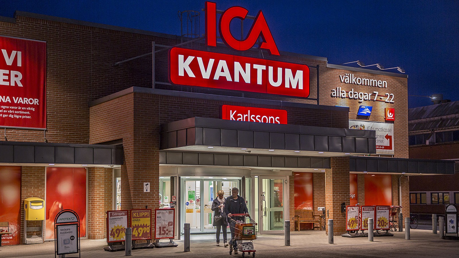 ICA-butik set udefra