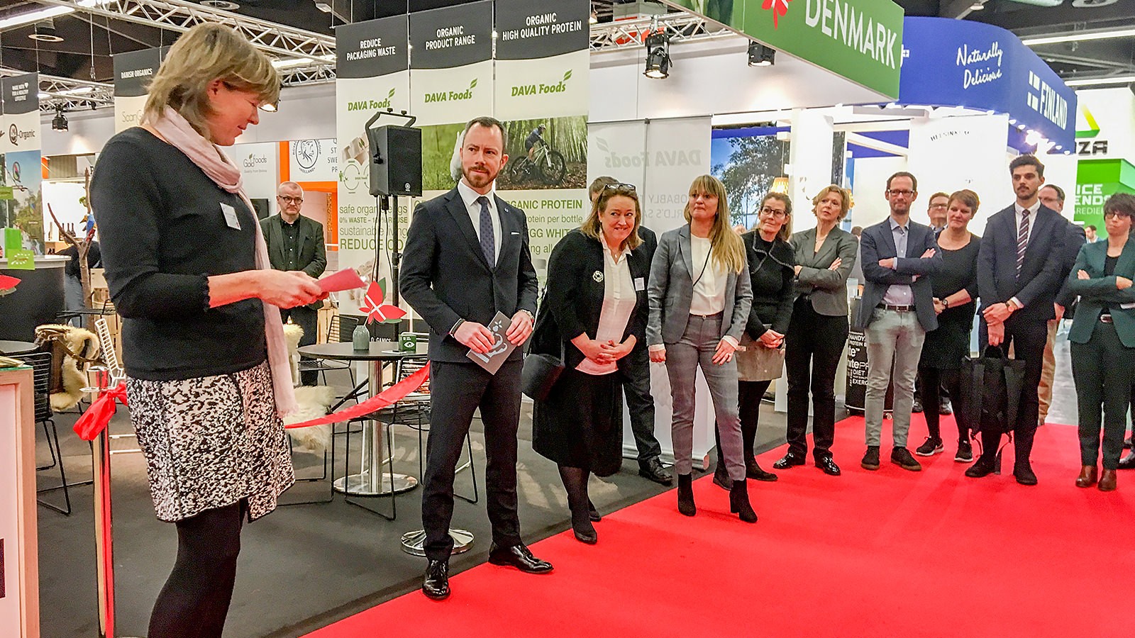 Åbning af den danske stand på BioFach 2019