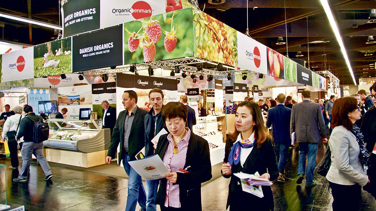 Gæster på dansk fællestand BioFach 2018