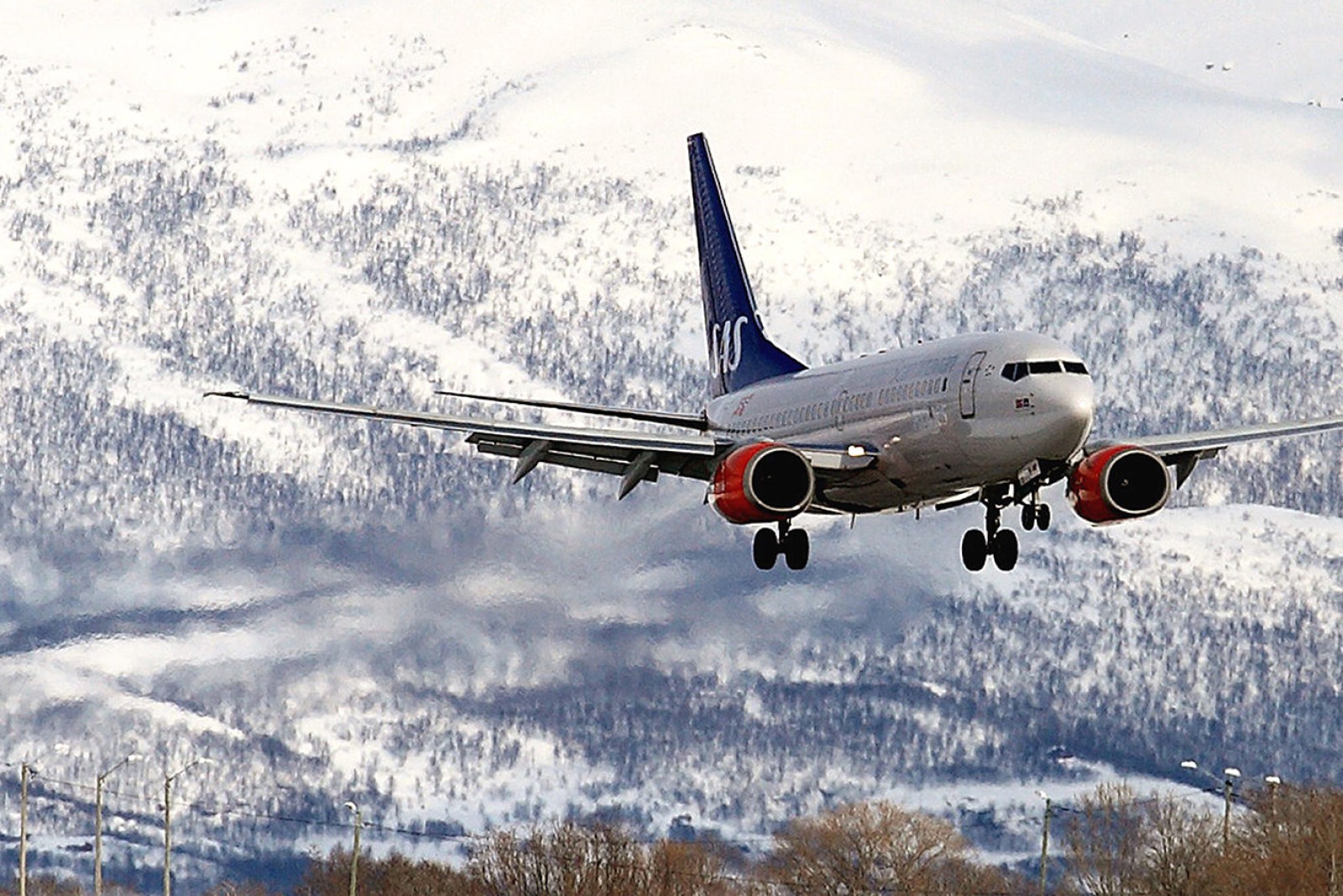 SAS fly i luften