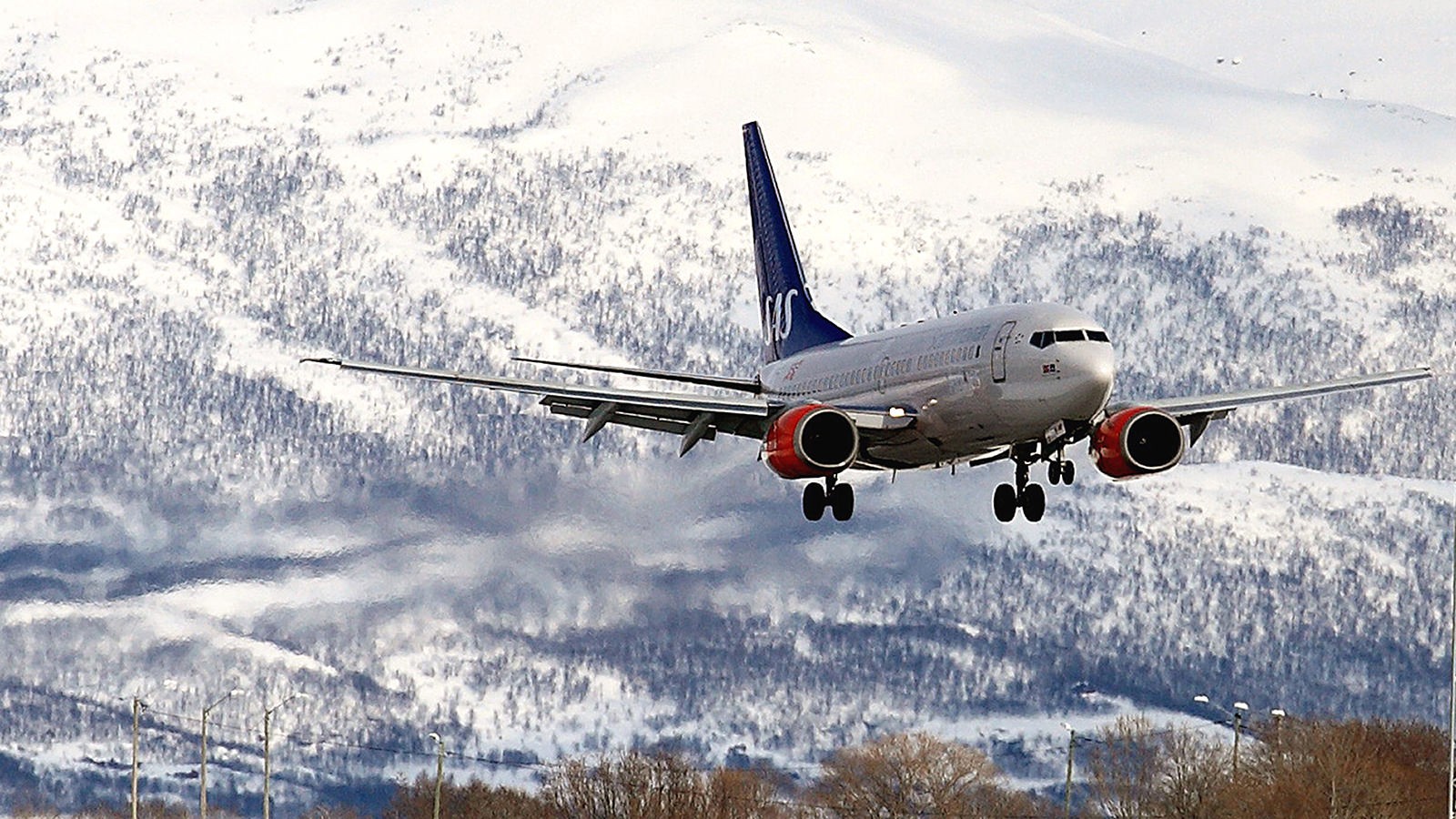 SAS fly i luften