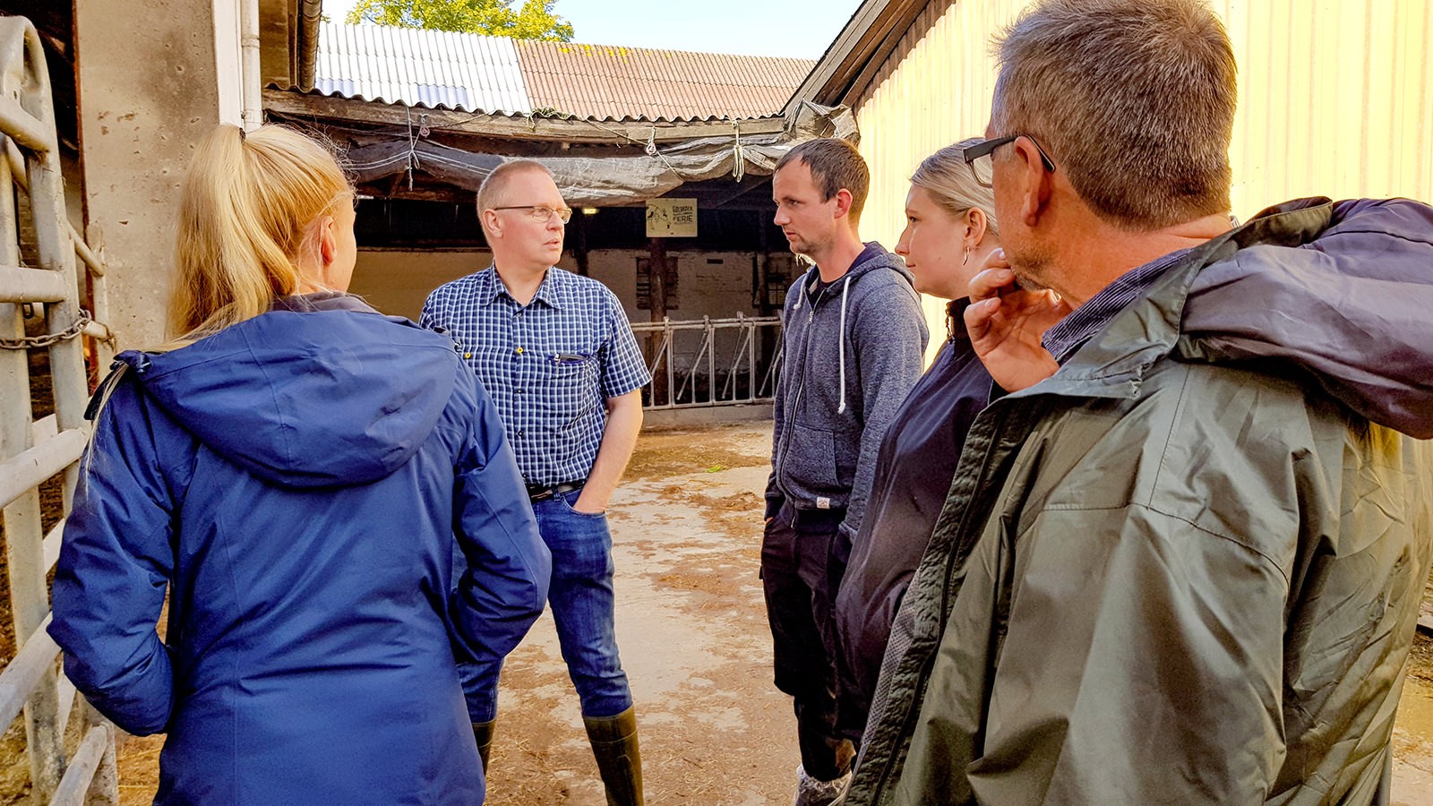 Niels Bastian Kristensen med tilhørere