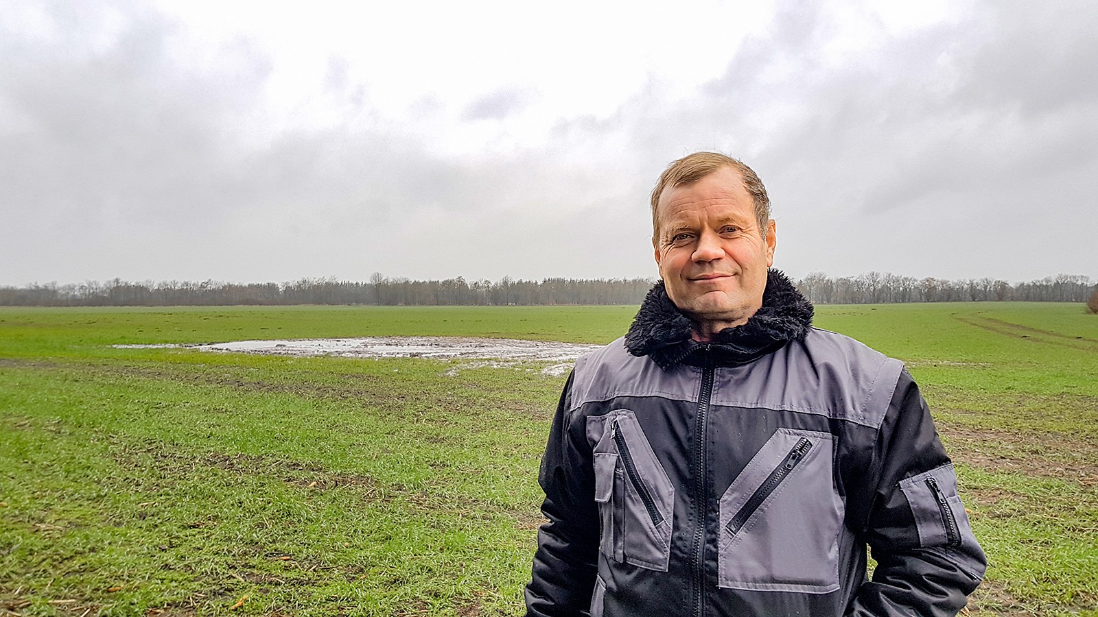 Olaf Petersen i marken