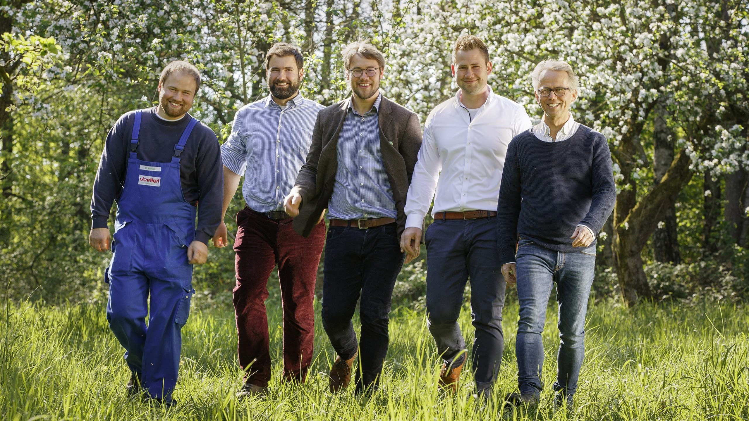 David, Boris, Jurek, Jacob og Stefan Voelkel.