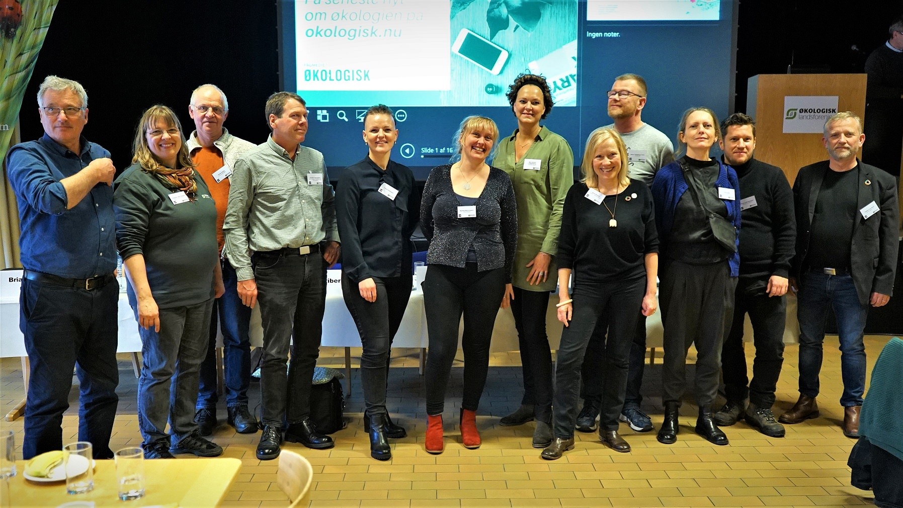 Et billede af hele bestyrelsen ifm. generalforsamlingen 2020