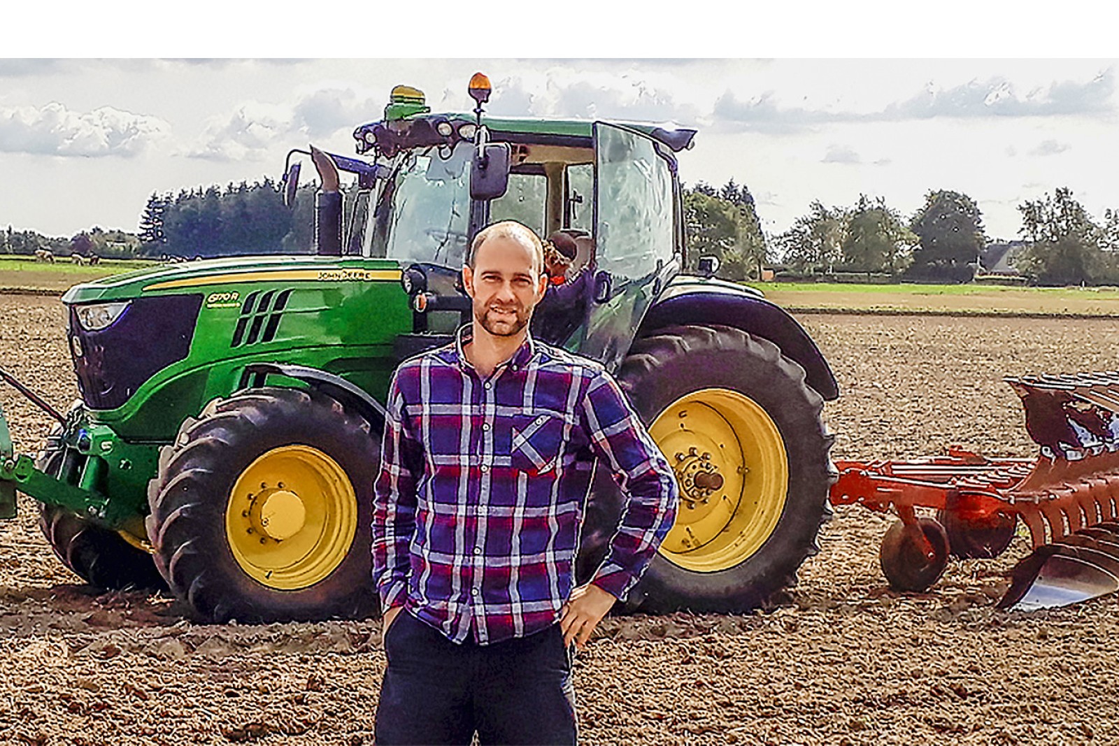 Jonas Høeg i marken