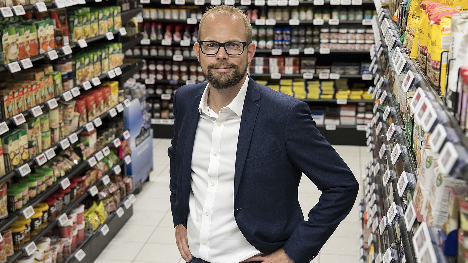 Kræn Østergård Nielsen i Coop butik