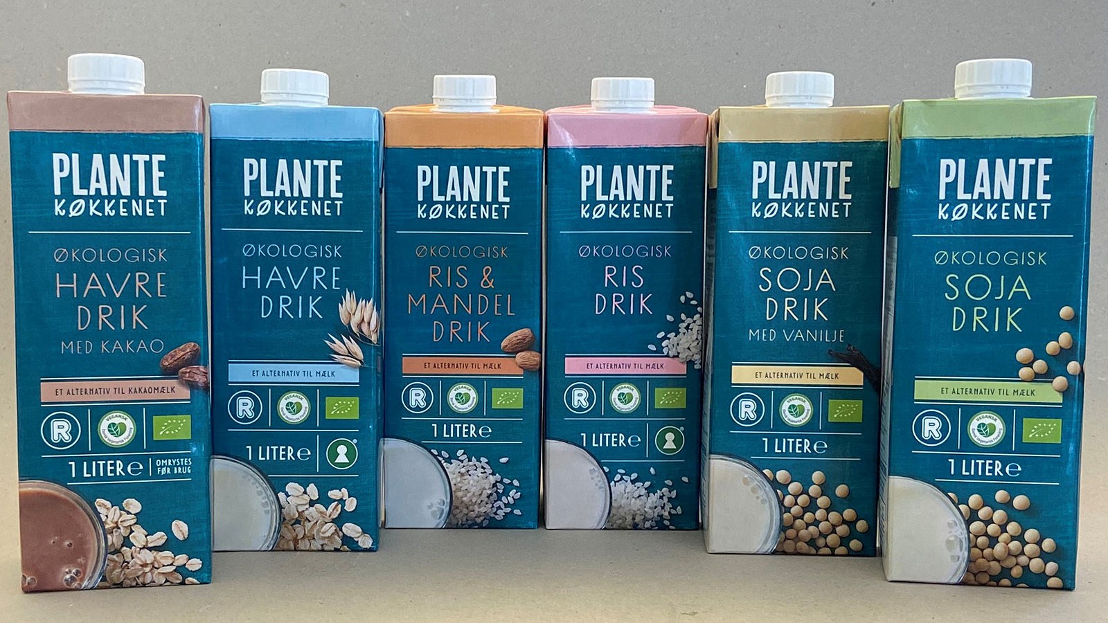 Seks varianter af plantedrikke fra Rema1000