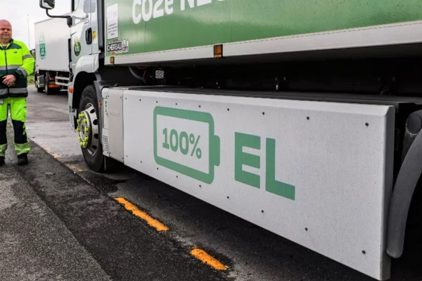 El-lastbil fra Arla