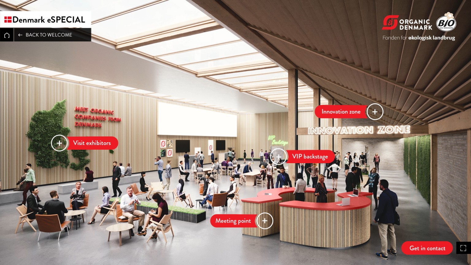 forside på platformen Denmark eSpecial