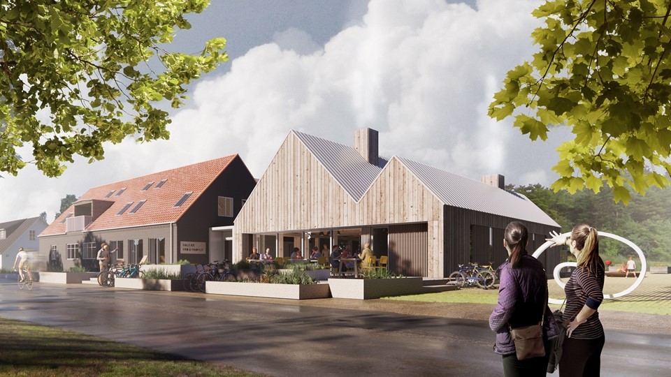 Visualisering af Halkær Kro og Madkulturhus