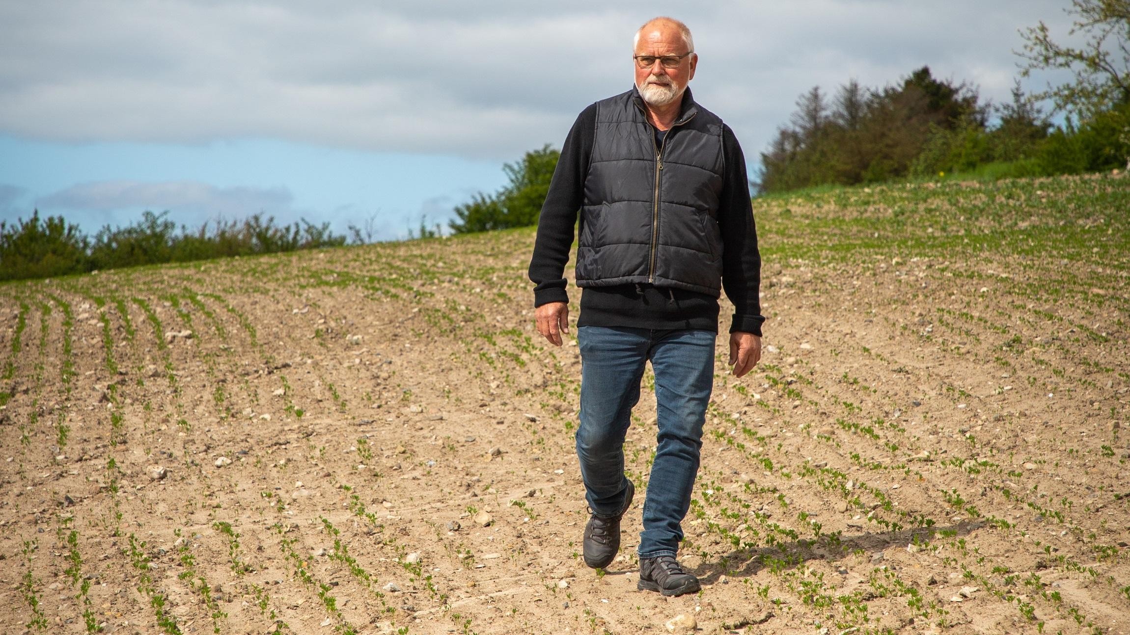 Jens Søgaard går på sin mark