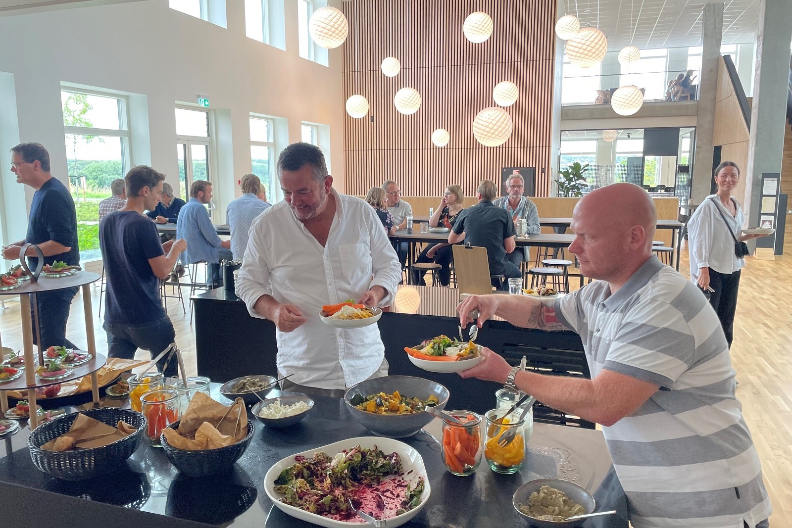 Frokostbuffet med masser af grønt i Agro Food Park 26