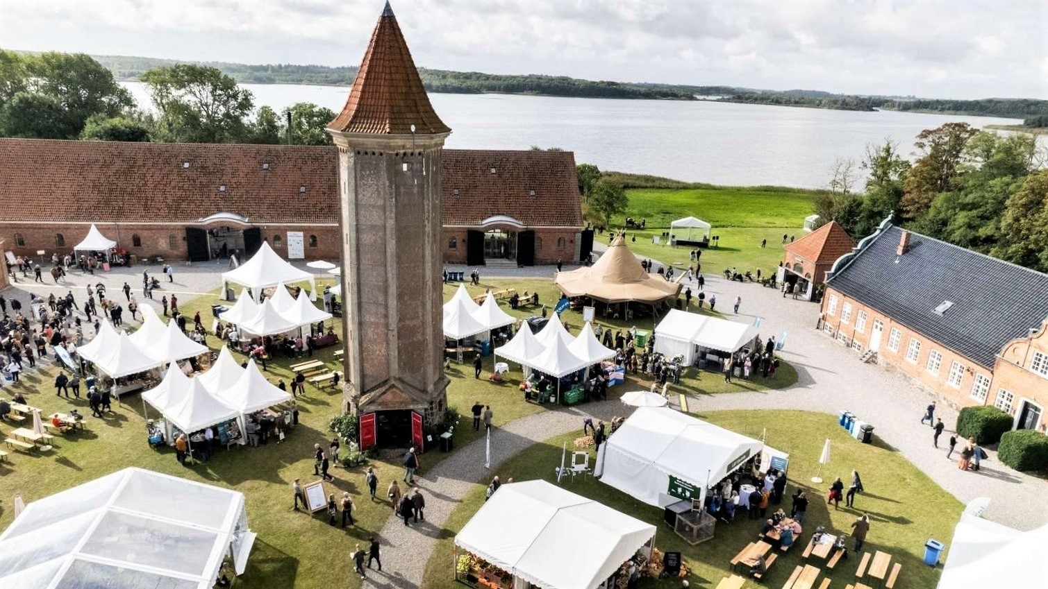 Luftfoto fra Folkemødet