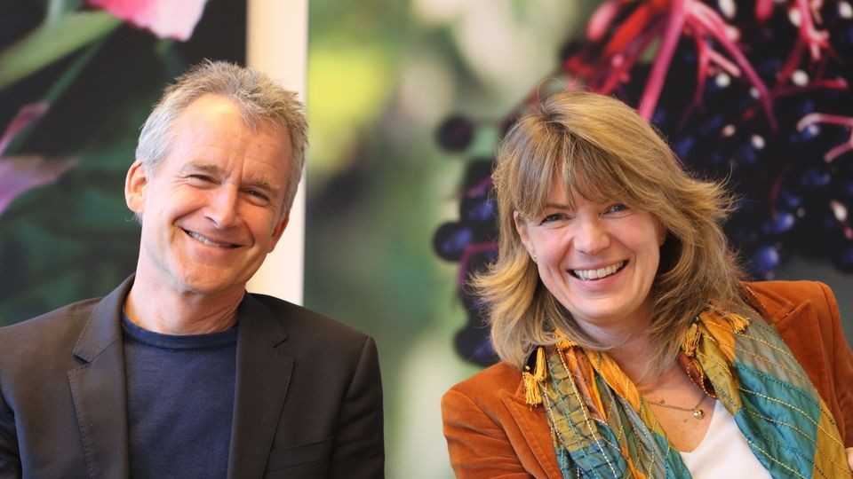 Paul Holmbeck ved siden af Helle Borup Friberg