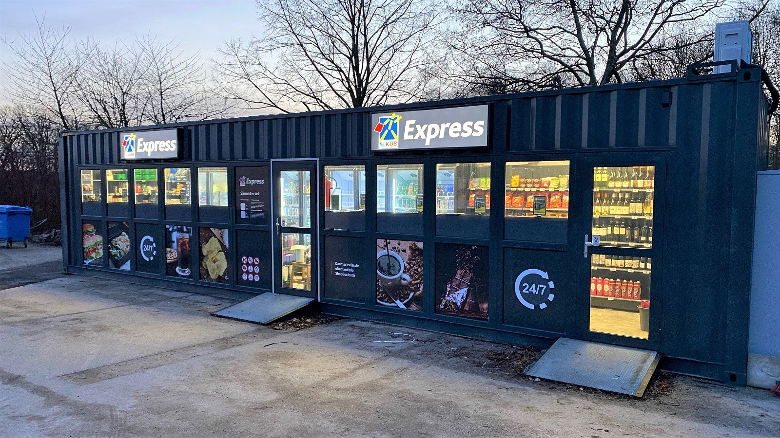 Container med butik