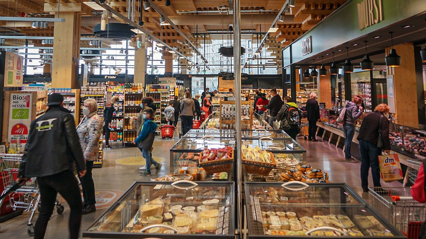 Kunder handler i Rewe
