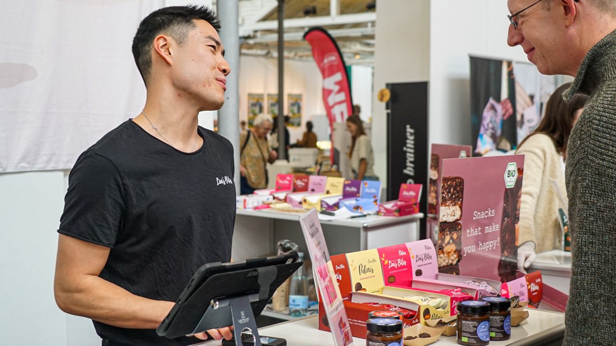 Pak Hin Lam var taget til Danmark fra Tyskland for at repræsentere Lini's Bites og se, om der er markedsmuligheder her