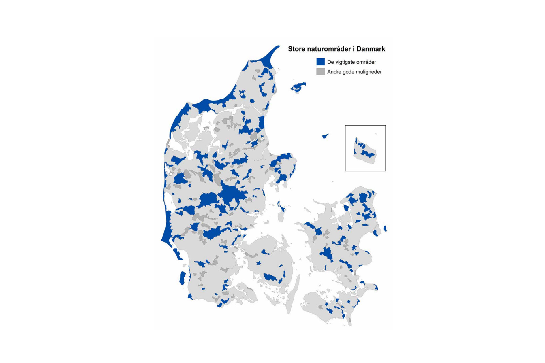 Kort over Store naturområder i Danmark)