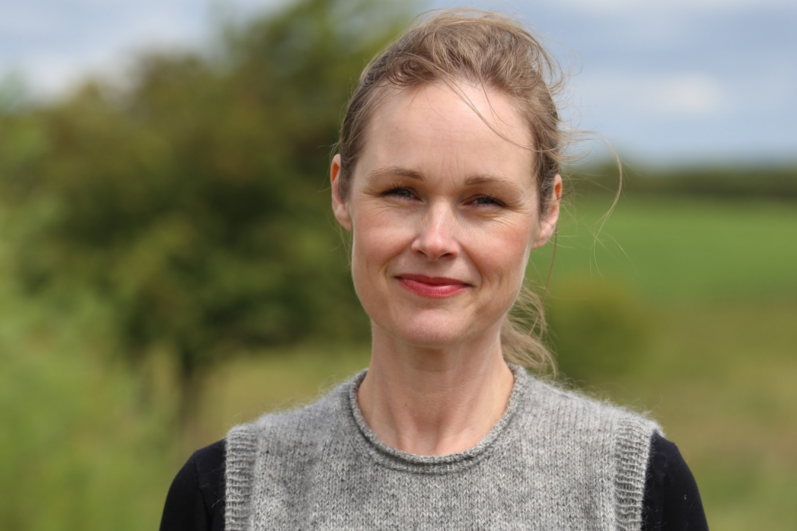 Julie Rohde Birk holder oplæg om regenerativt landbrug tli Øko-markdag