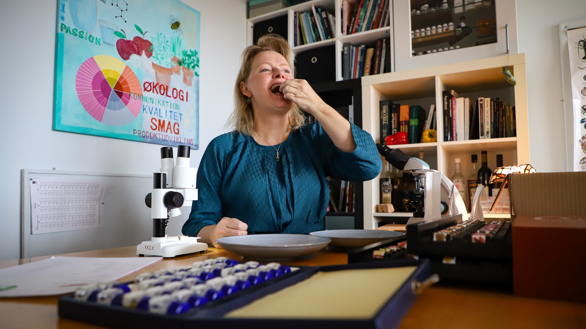 Lisbeth Ankersen laver professionelle smagstest af forskellige typer af fødevarer, og i dag smager arbejdet af havre