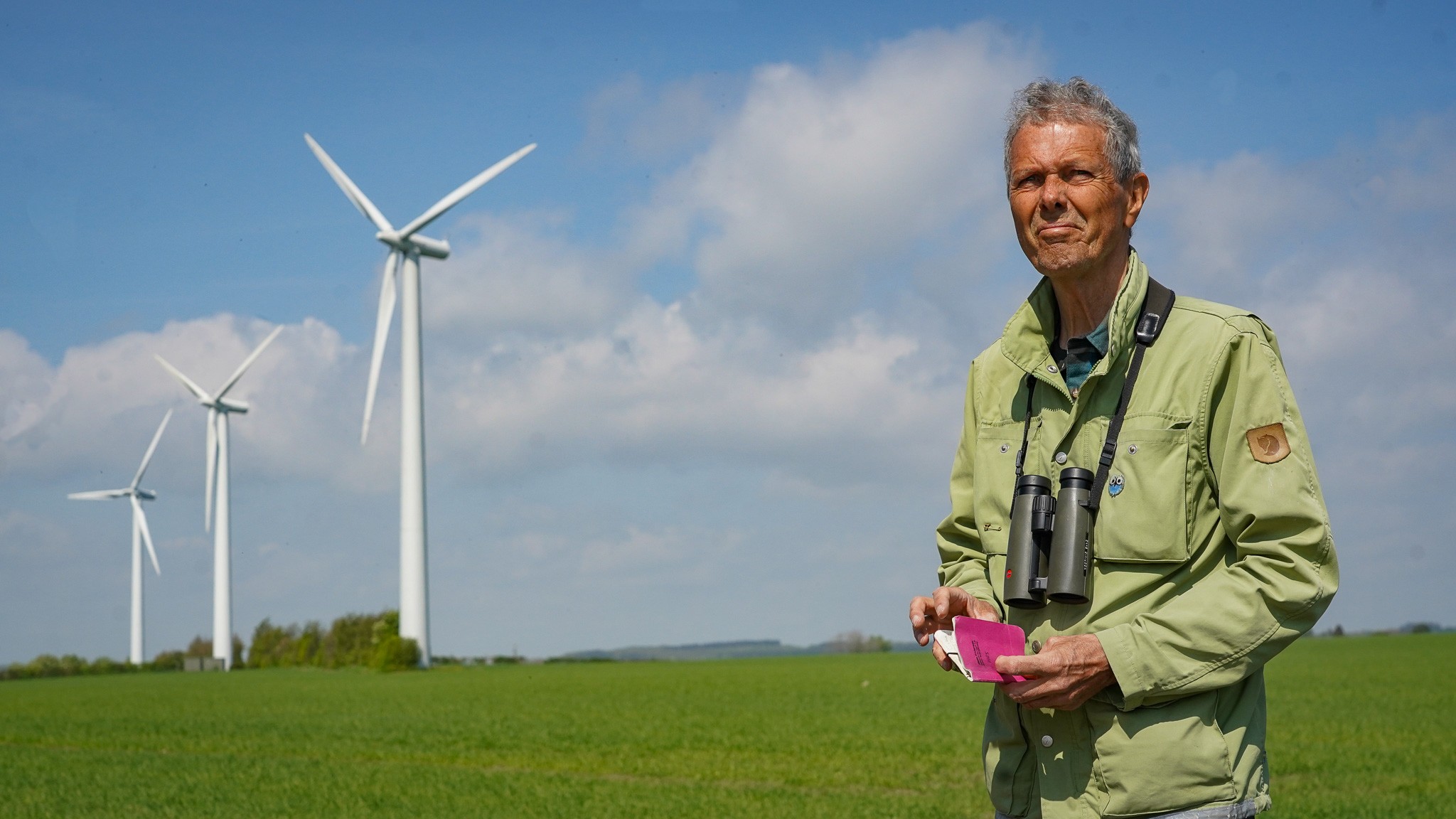 Niels Andersen er frivillige i Dansk Ornitologisk Forening, der laver punkttællinger