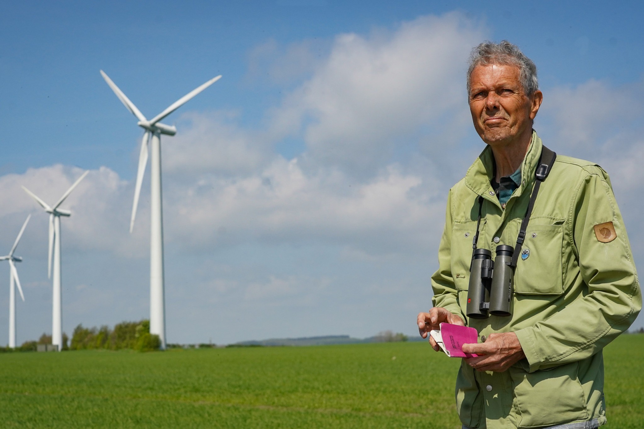 Niels Andersen er frivillige i Dansk Ornitologisk Forening, der laver punkttællinger