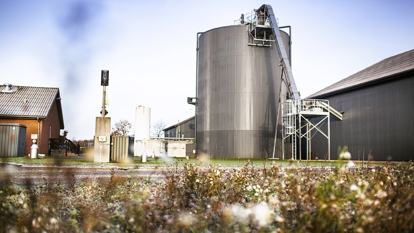 Biogasanlæg ved AU Viborg