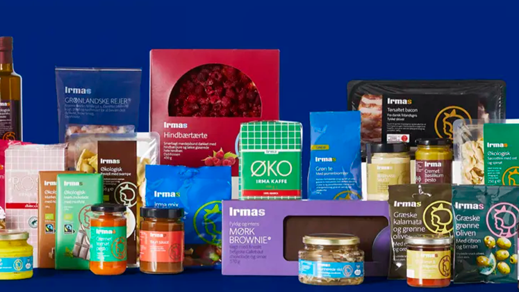 Udsnit af Irma-varer