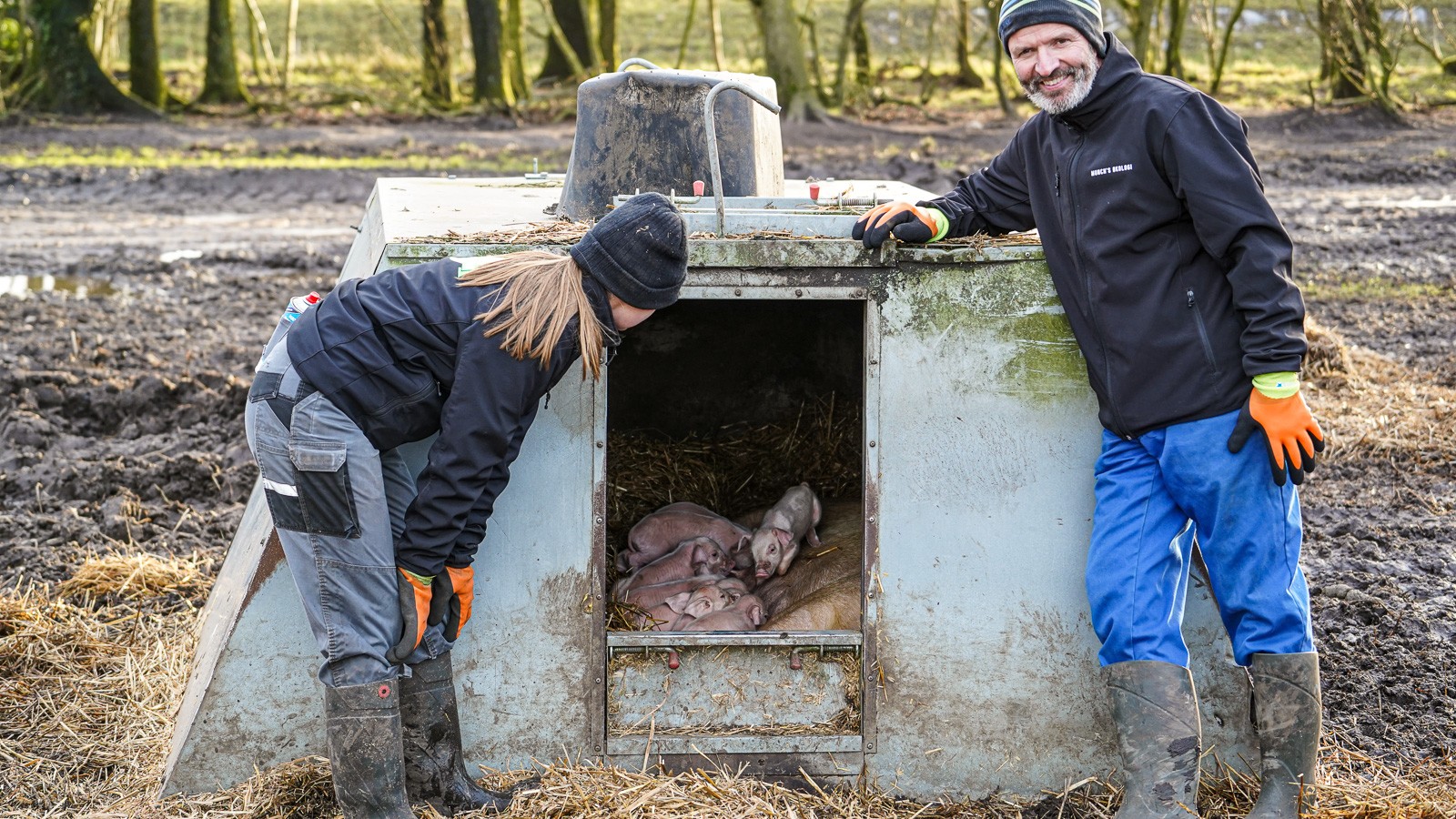Mathilde og Knud Anker Munch har et mål om at holde pattegrisedødeligheden under 10,5 pct. Gennemsnittet er lige nu på 12,5
