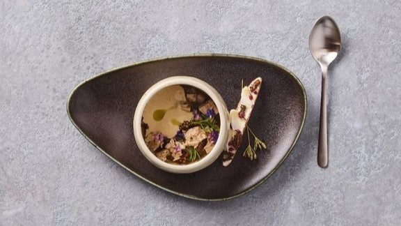 Vinderretten fra 2024, hvor Compass Groups kantine hos Alfa Development vandt Årets Kantinepris.