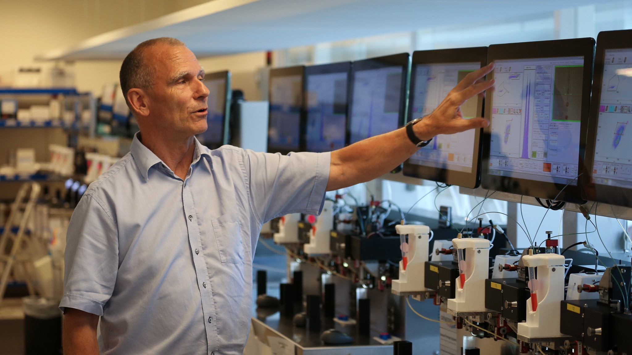 Avlsleder Peter Larson har været med til at opstarte processen med kønssorteringen af sæd i begyndelsen af 0'erne