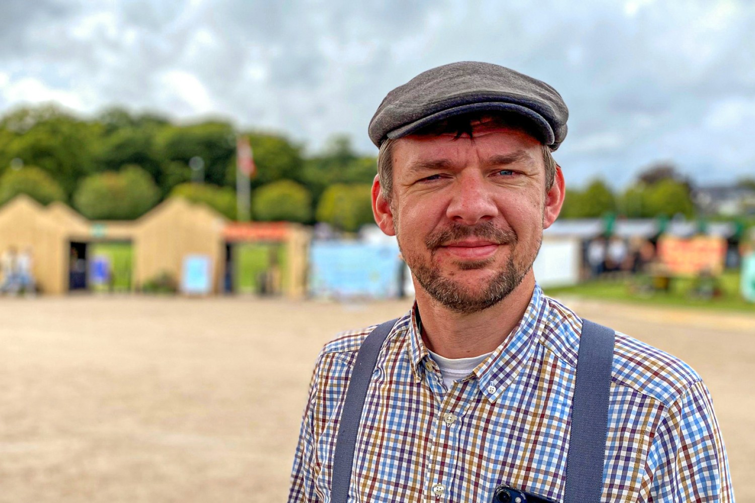 Nærfoto af Marc Seerup, der står på pladsen til Food Festival i Aarhus